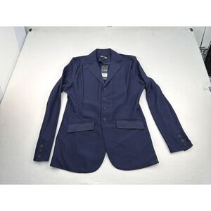 Zestini Equus Mens S Navy Equestrian Show Coat Mesh Stretch Jacket MSJ6705NVY